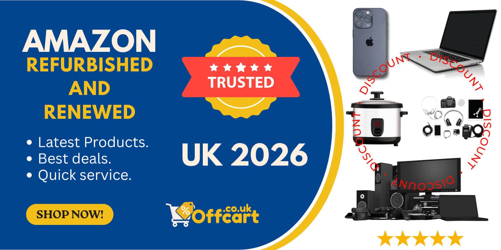 Refurbished and Renewed Amazon Deals in UK Offcart